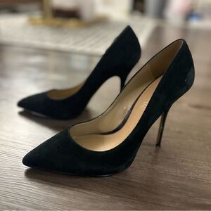NWOT ALDO Black Suede Stiletto Heels